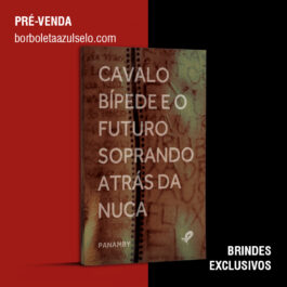 Cavalo bípede e o futuro soprando atrás da nuca